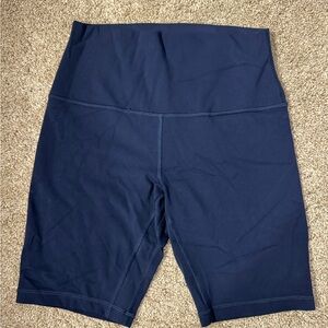 Lululemon Athletica navy Blue Bike Shorts